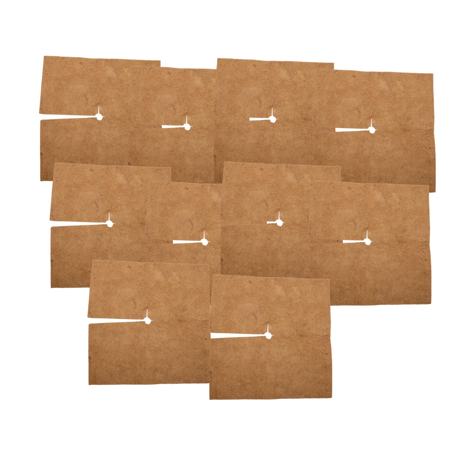 Kokosmatte quadratisch | Winterschutz & Frostschutz (60cm x 60cm, 10 Stück)