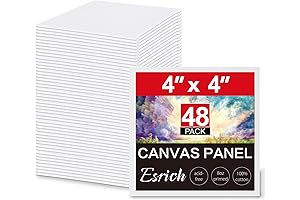 ESRICH 4x4 Mini Canvases for Painting: Unleash Your Creativity on Premium Cotton Canvases