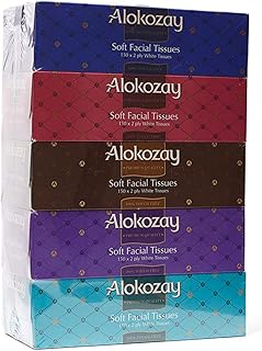 Alokozay 2 Ply Soft Facial Tissues 5-Pack