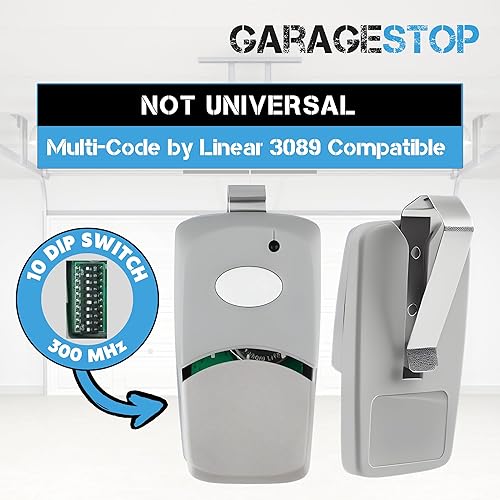 Miniatura 5 de 2 controles remotos para puerta de garaje para multicódigo lineal 3089