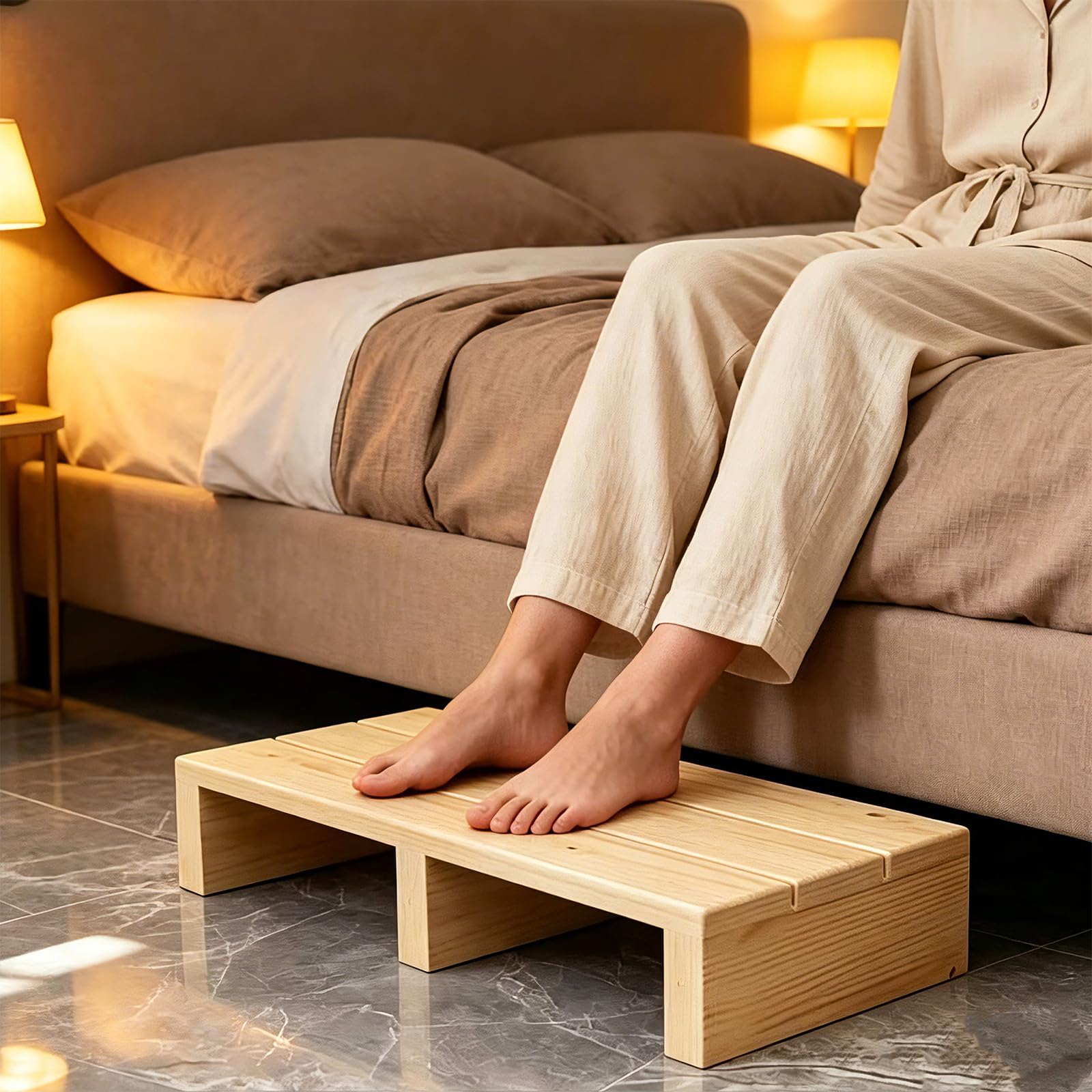 Non-Slip Footstool，Bath Steps For Getting Into And Out Of Bath，Step For Elderly Non Slip，Steady And Stable， Support Lightweight And Portable, Max Weight 150kg，For Outdoor Elderly Disability