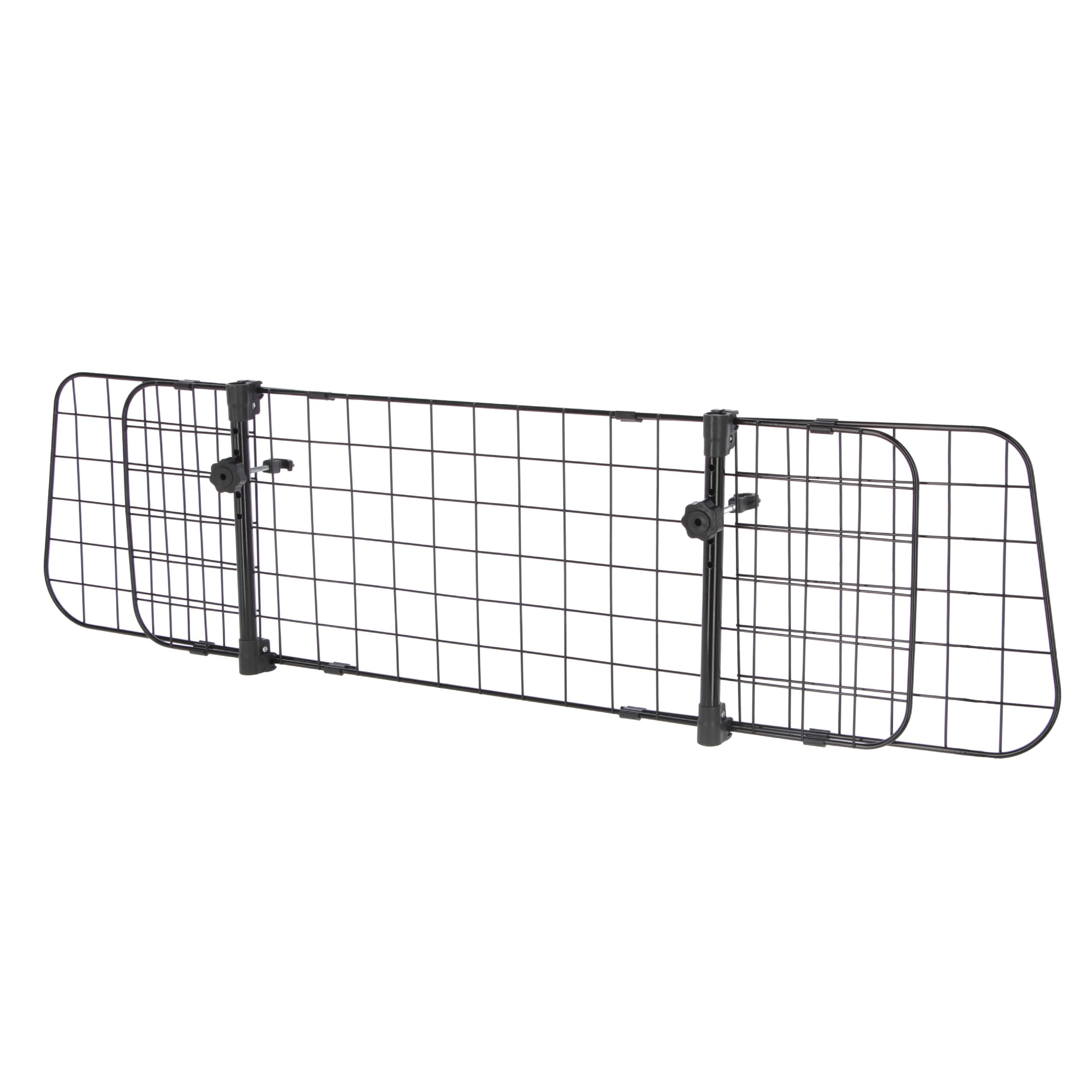 Kerbl Pet cancelletto di Sicurezza per Auto, Protezione per Il Trasporto, Divisorio, Nero, 30 cm, 96-145 cm, Metallo, Cani, Cancelletto di Protezione per Bagagliaio, Larghezza Regolabile