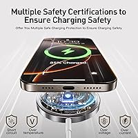 Vista 5 de 2026 Magnetic Wireless Charger Fast Apple Mag-Safe Charger for iPhone17/16 Pro Max/16 Pro/15Pro Max/15 Plus/14/13/12/AirPods 3/2/Pro/Pro 2 Magnet