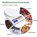 Venus Electronic Digital Kitchen Weighing Scale, Food Weight Machine For Home, Baking, Health 10 Kg With 2 Years Warranty And Battries Included Without Bowl, White gallery image