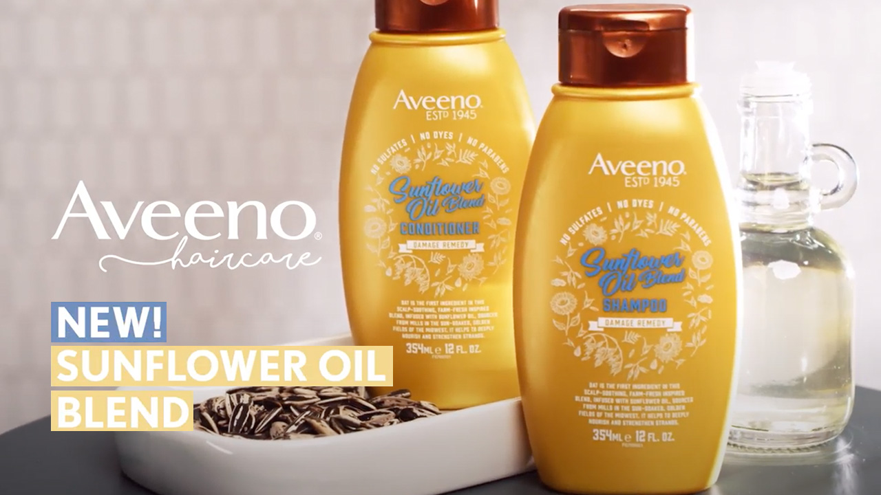 Amazon.com : Aveeno Deep Moisturizing Sunflower Oil Blend Shampoo