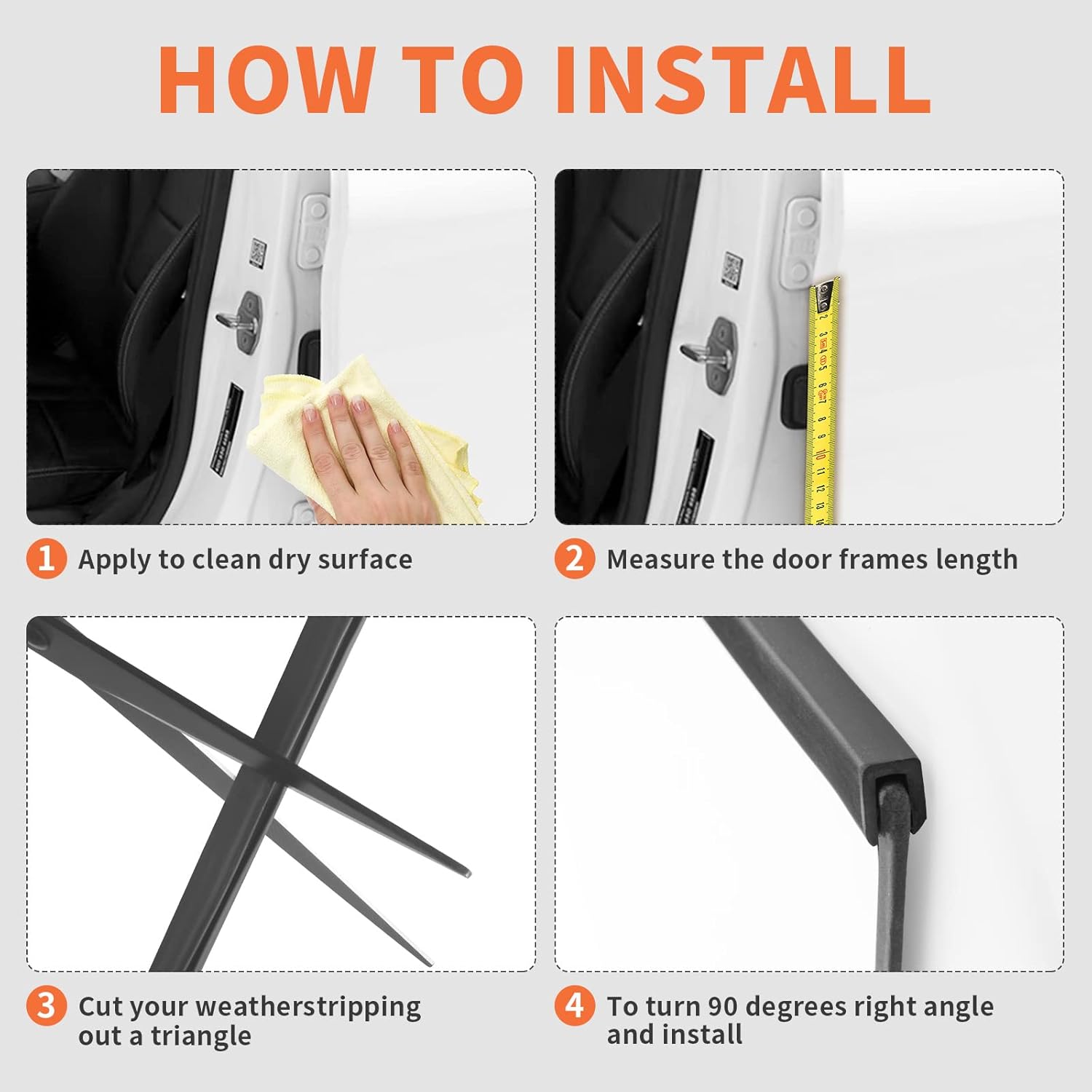 Description Picture 3 of item1M New Rubber U Channel Edging Trim Seal 0.5~13mm Edge Protection From Metal House Edge Guard Rubber Sealing