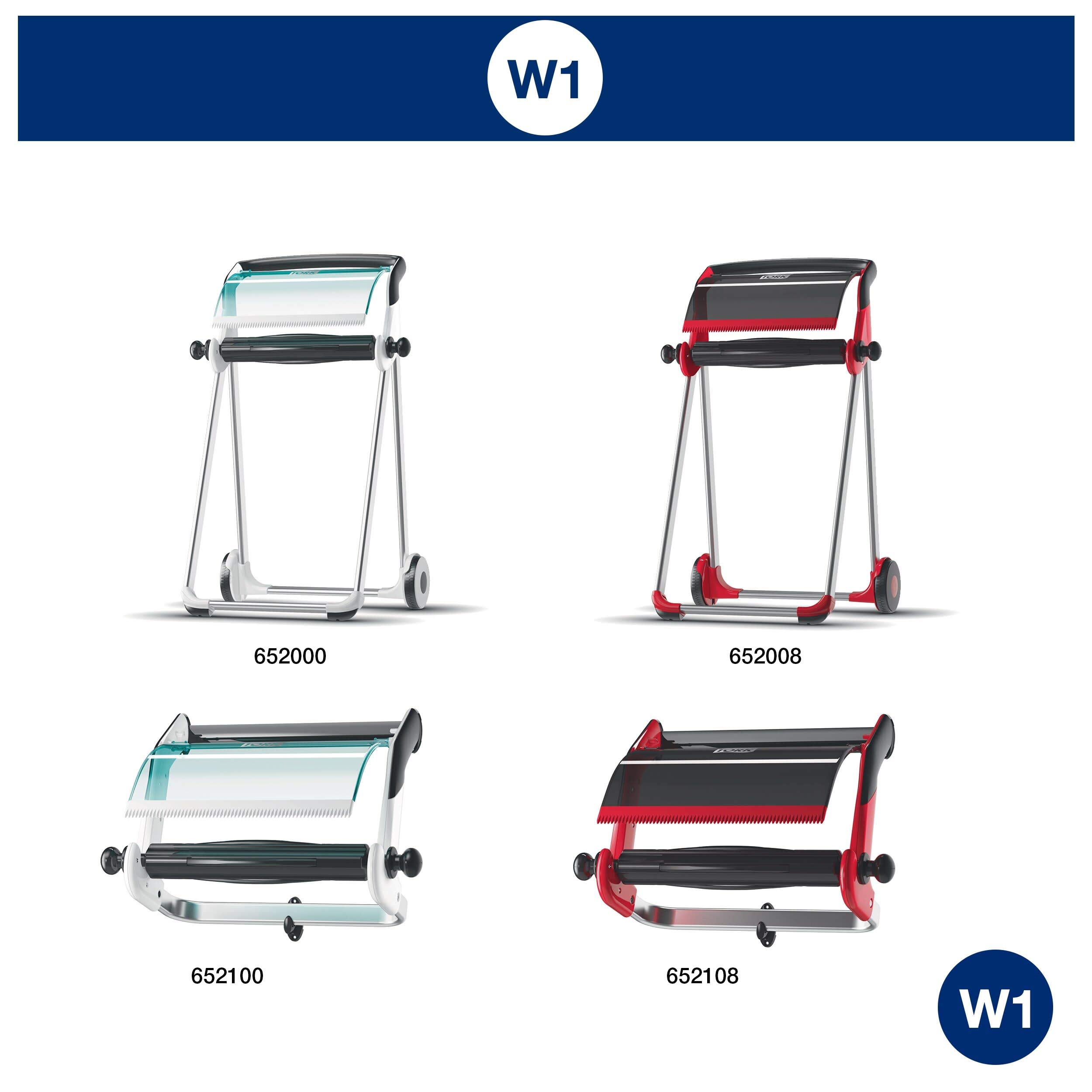 Tork 130100 Carta Multiuso per Asciugatura Advanced, Compatibile con Il Sistema W1 (da Terra o da Parete), monovelo, 1 conf. x 1 Rotolo (1 x 1000 m), Colore Bianco
