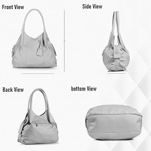 Fostelo Women's Style Diva Faux Leather Handbag (Large)