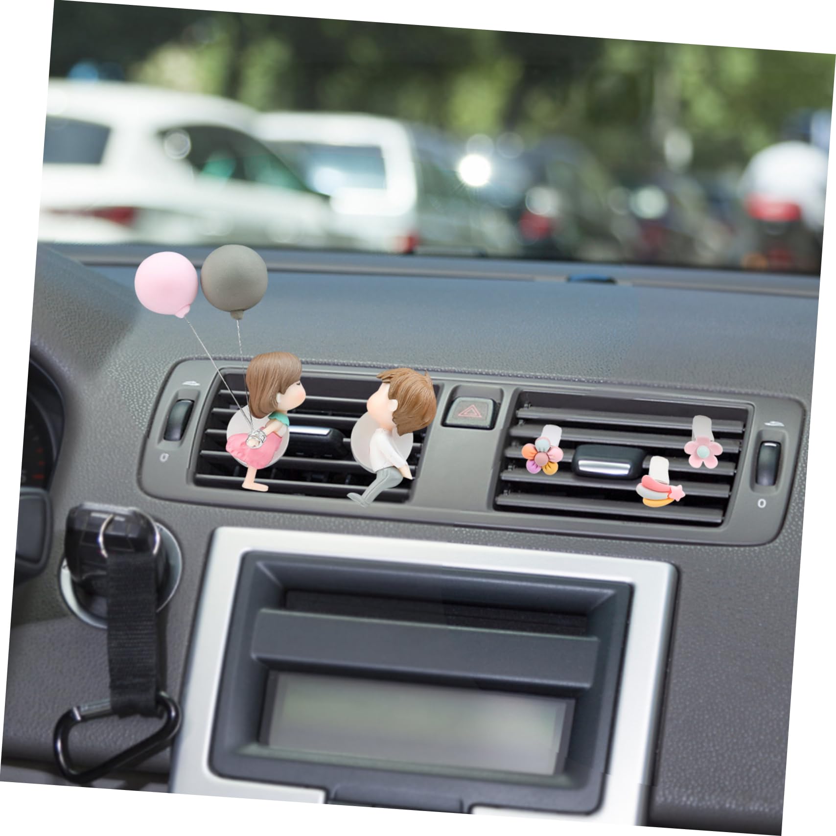 GLEAVI 25pezzi Clip Per Aria Auto Decorazioni Carine Per Ventilazione e Profumazione Di Ornamenti Forma Di Cartoon Profumatori Per Auto Con Aromi Inclusi