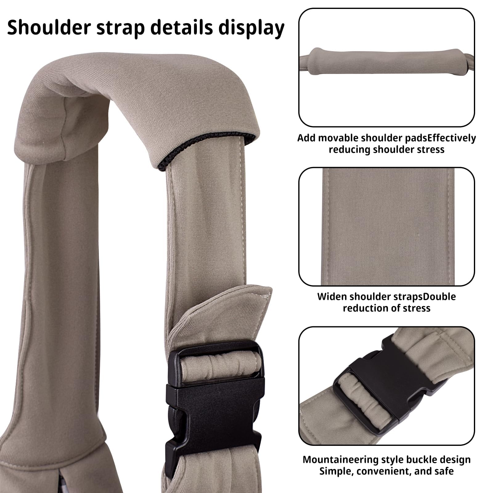 CUBY Draagdoeken voor honden, kleine honden en katten, sling huisdierdraagdoek, enkele schouder, huisdiertas voor reizen, hondendraagtas met gesp en klittenbandsluiting (verstelbare schouderriem