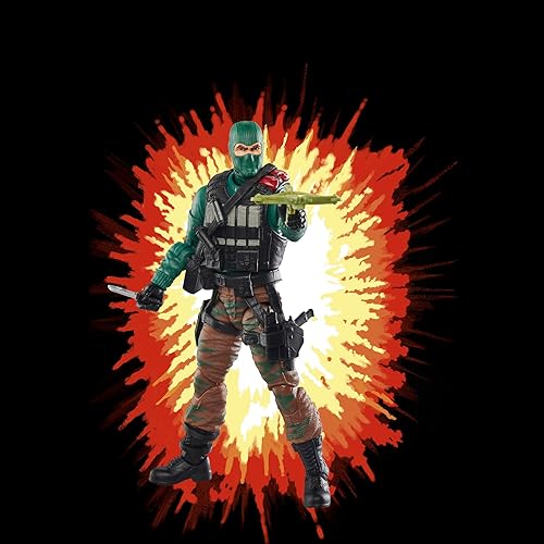 Miniatura 3 de G.I. Joe Classified Series Retro Cardback Beach Head, Figura de acción coleccionable de 6 pulgadas con 10 accesorios