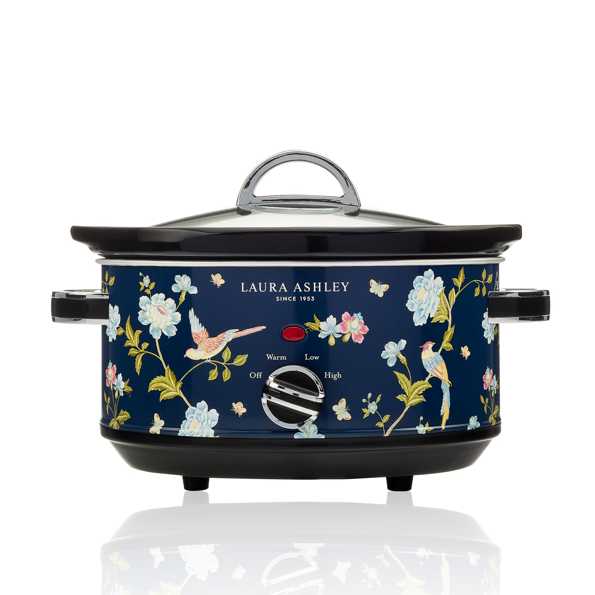 Slow Cooker 3.7 Quart - Large Slow Cooker 3.7 qt for 4 to 5 People - Energy Efficient Slow Cookers with 3 Heat Settings - Dishwasher Safe Removeable Ceramic Crock & Tempered Glass Lid