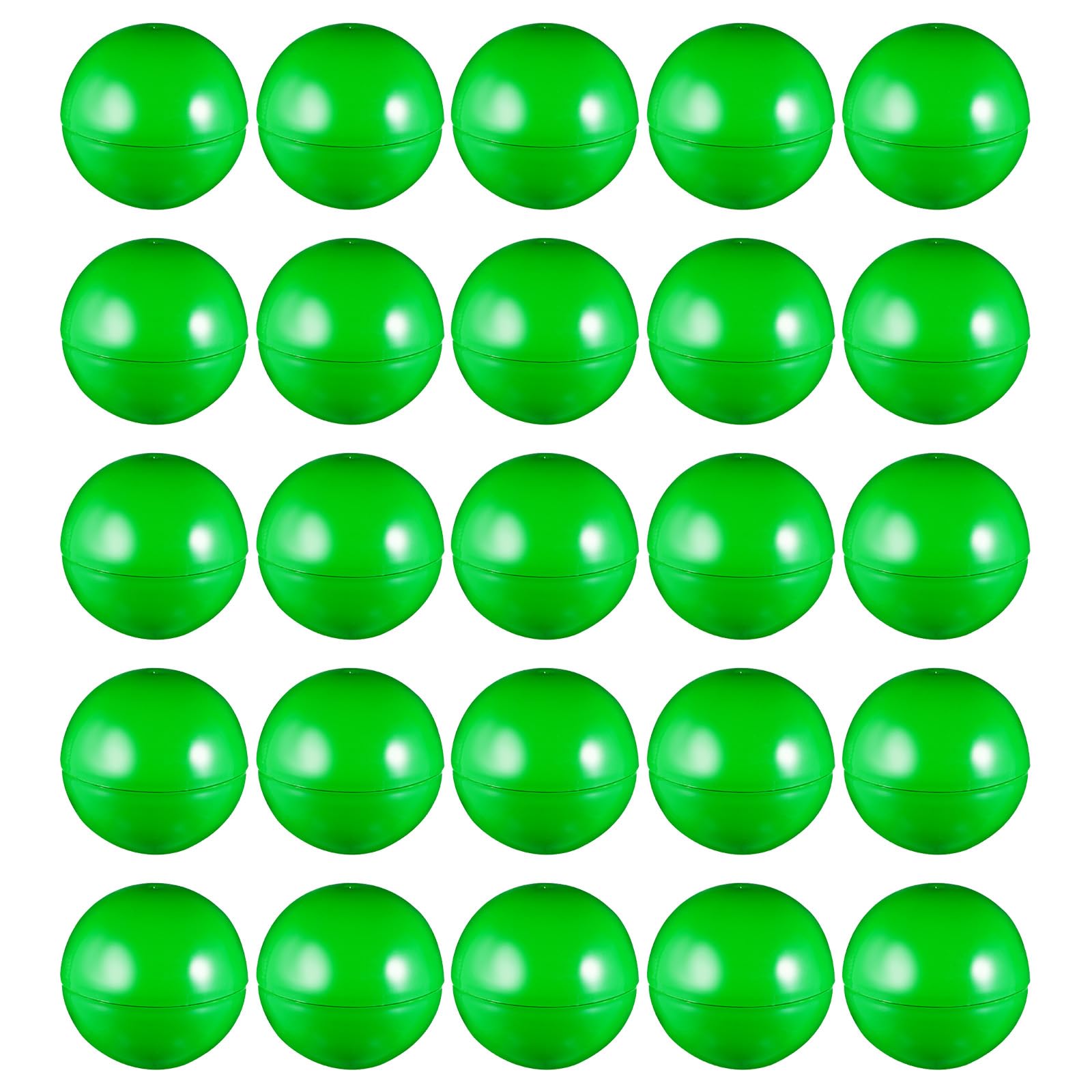 Amazon.com: VOSAREA 25 件4 公分抽獎球塑膠空心賓果球抽獎圓形自動販賣機膠囊派對遊戲道具(綠色) : 玩具和遊戲