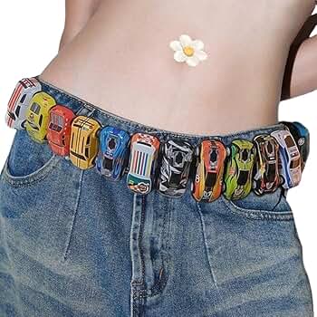 ARPHTYL Toy Car Cute Y2k Belt Retro Vintage 2000s Fancy
