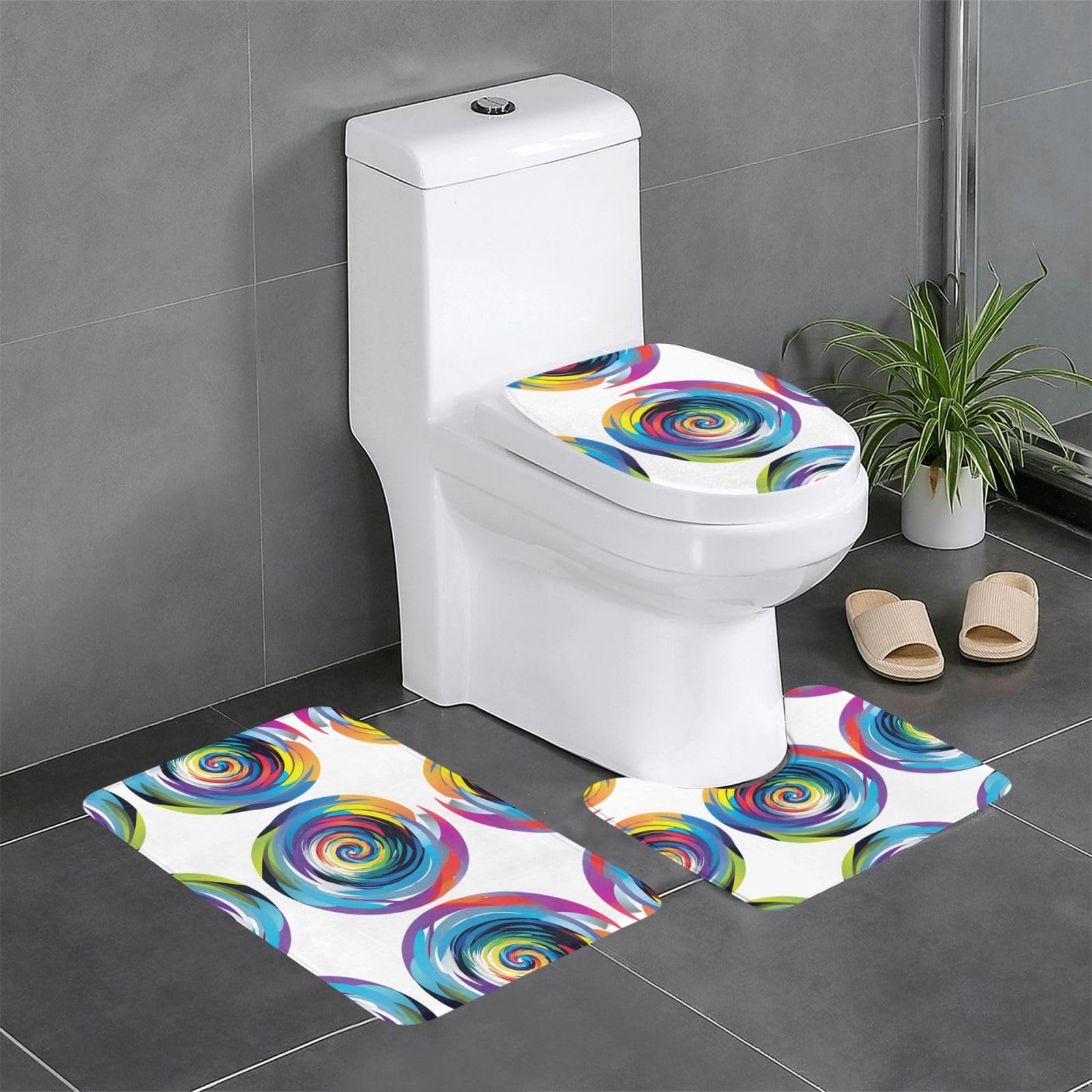 Tapis de sol antidérapants pour salle de bain sécurisés