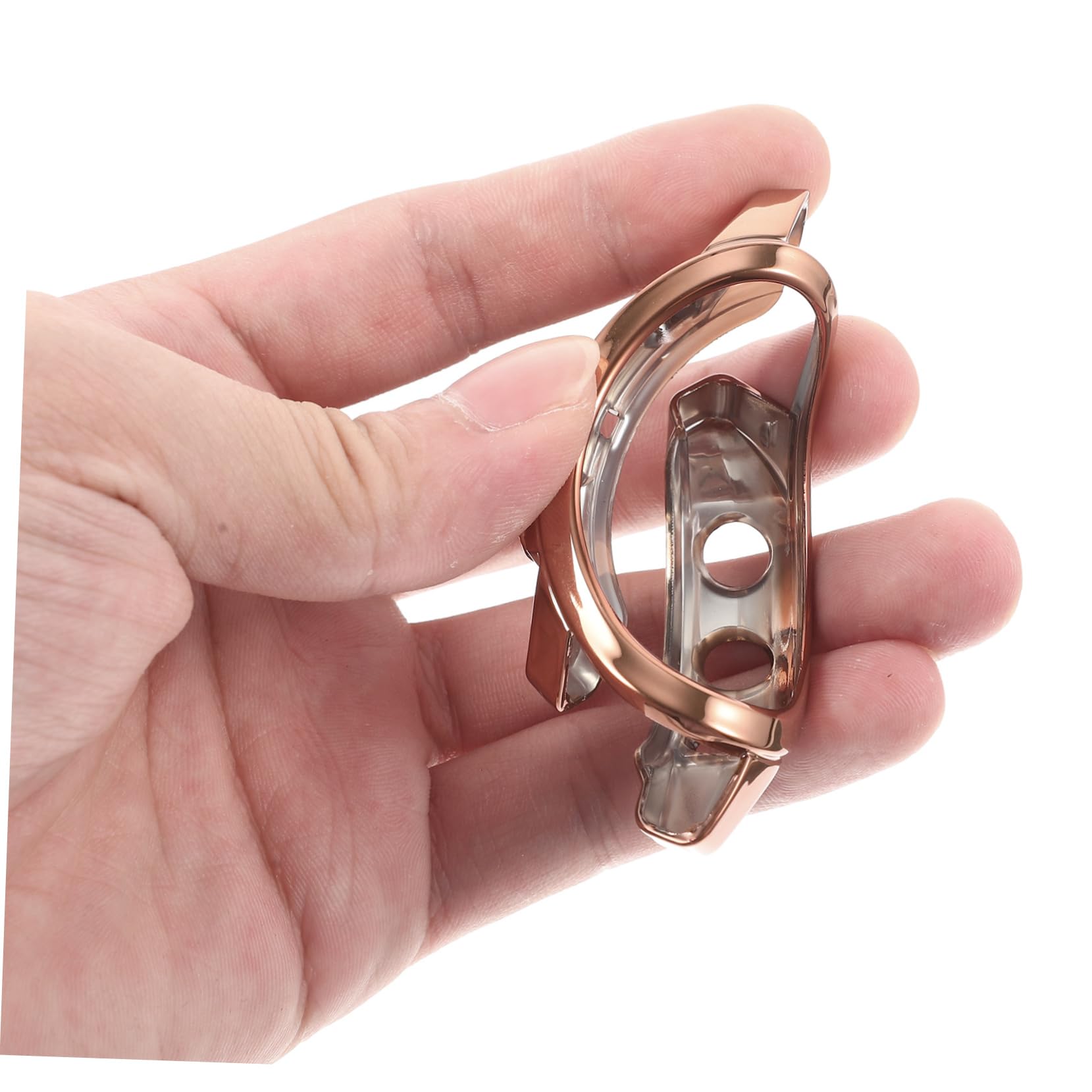 Mikikit 16pièces Coque De TPU pour Montre De Transparent Doré Écran Détachable Antirayures Et Pratique