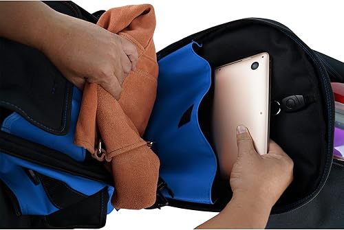 Miniatura 3 de MELOTOUGH Mochila para herramientas de soldadura, paquete de equipo extremo con soporte para casco de gran capacidad, bolsa de almacenamiento de