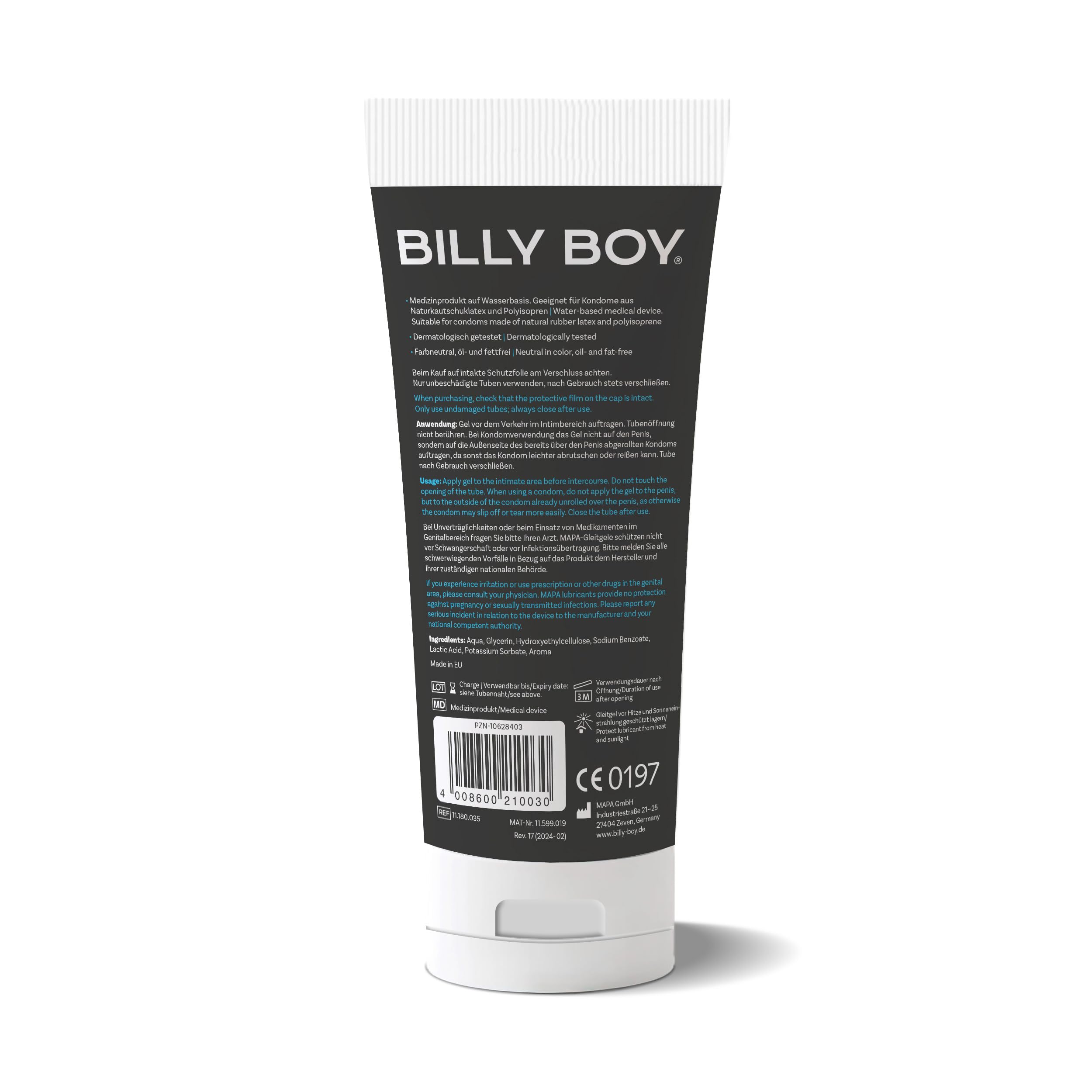gleitgel mit duft Ritex «GEL+» 50 ml Gleitgel mit Bio Aloe Vera, pH-neutral, latexkondomsicher