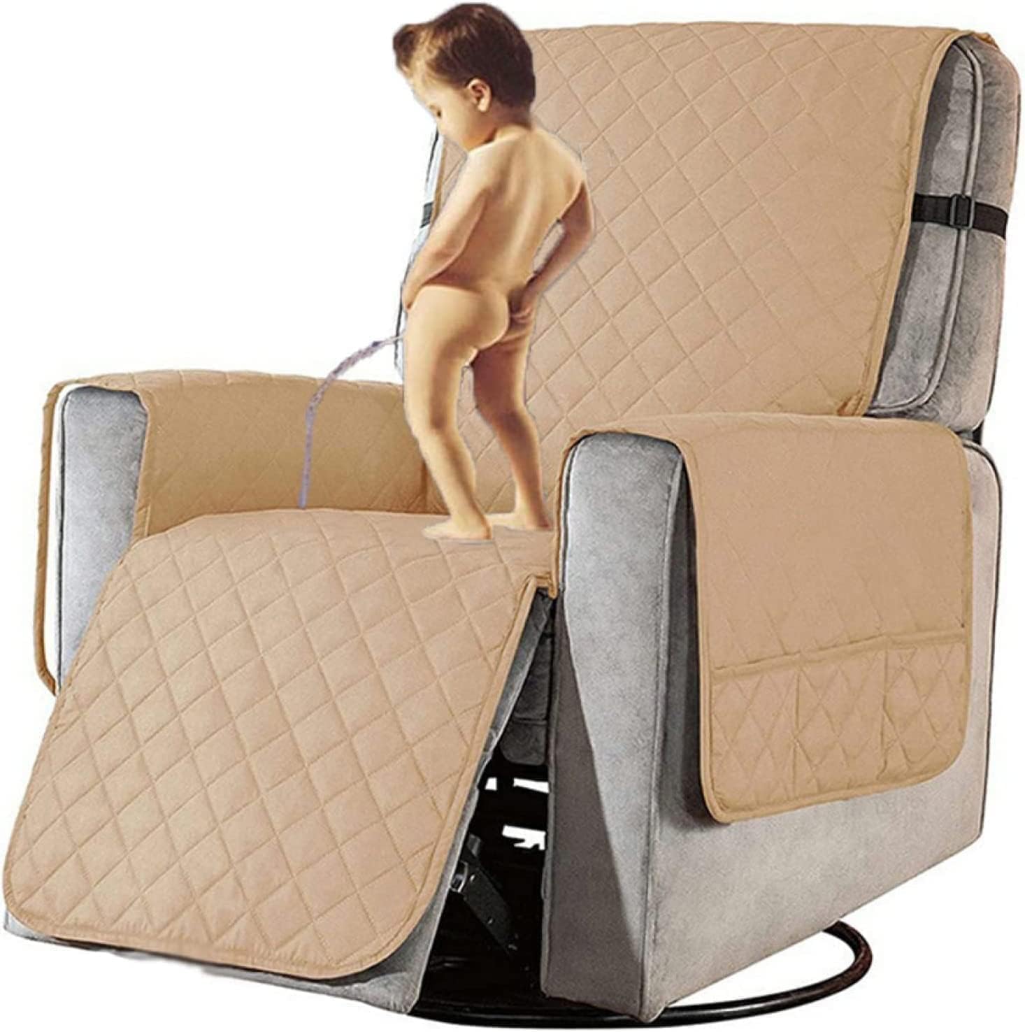 Funda de sillón relax acolchada y antideslizante para proteger tu sofá con elegancia