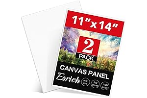 ESRICH 2 Pack 11x14 Canvas Boards