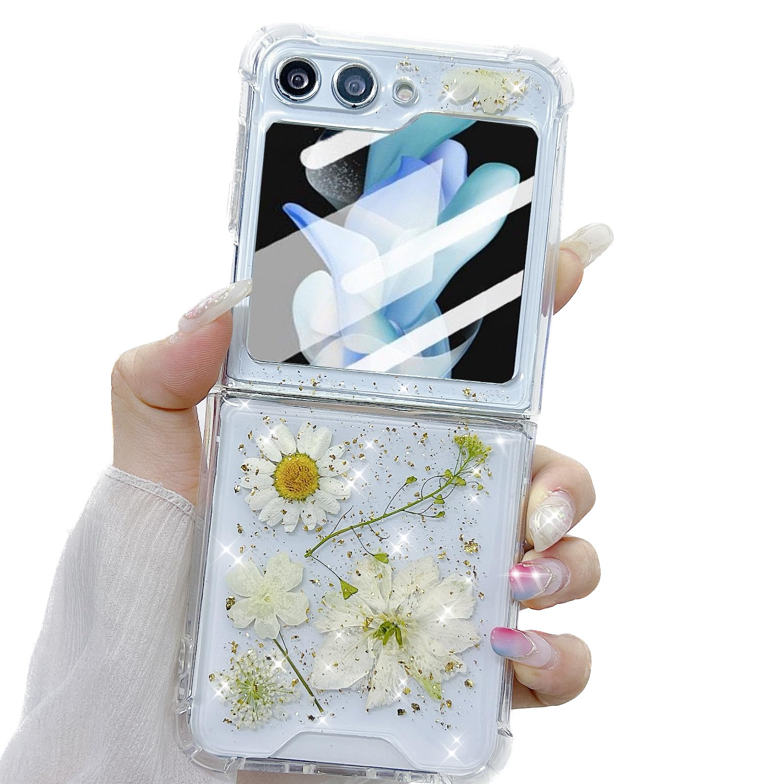 Amazon.com: Changjia for Samsung Galaxy Z Flip 7 FE/Z Flip 6 Clear