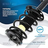 Vista 779 de Detroit Axle - Kit de suspensión delantera de 10 piezas para Chevy Aveo Aveo5 Pontiac G3 Wave 2 Ready Struts Assembly 2 Enlaces de barra