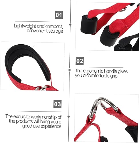 Miniatura 7 de DOITOOL 2pcs Fitness Door Buckle Exercise Bands Resistance Cable Machine Attachment Handles Bandas Elasticas Fitness De Resistencia Door Anchor for