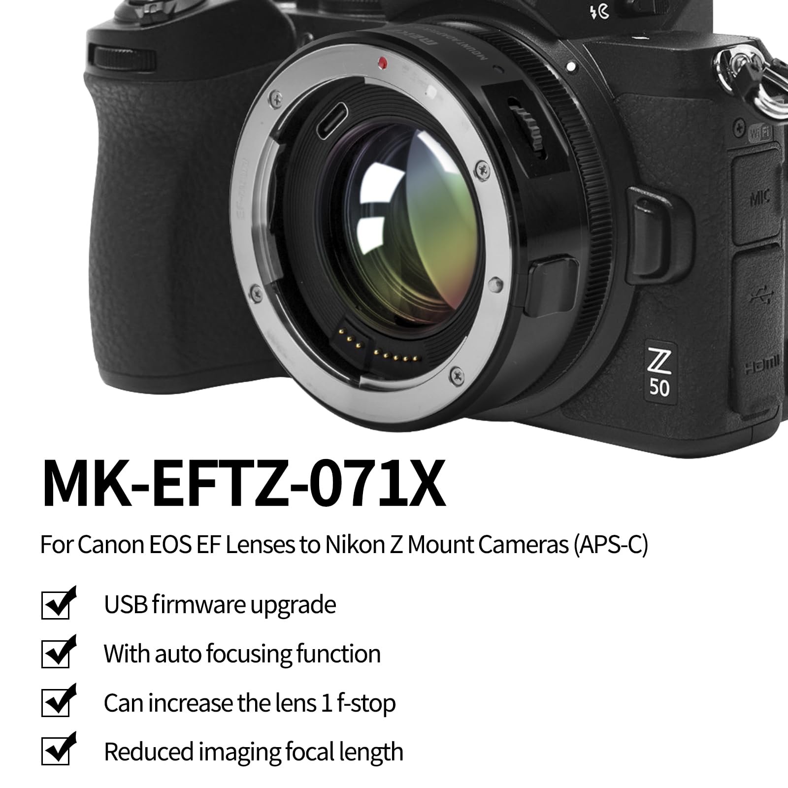 Canon用 MEIKE EF-M マウント　月曜日まで値引き 71zP8soBMxL._AC_UF350,