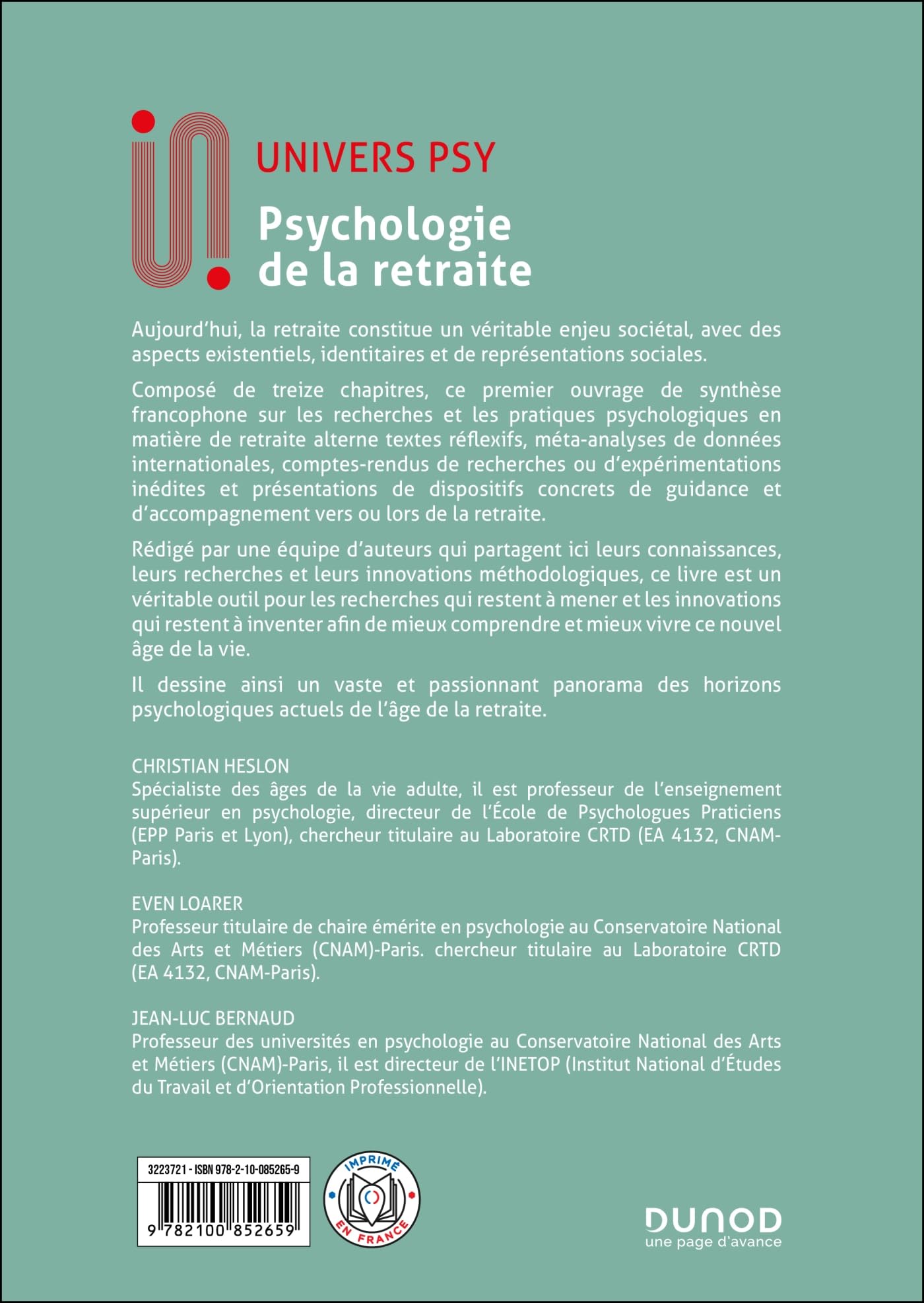 Psychologie de la retraite