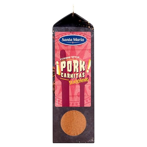 Santa Maria Mezcla de especias para condimentos de carnitas de cerdo, 18.34 oz