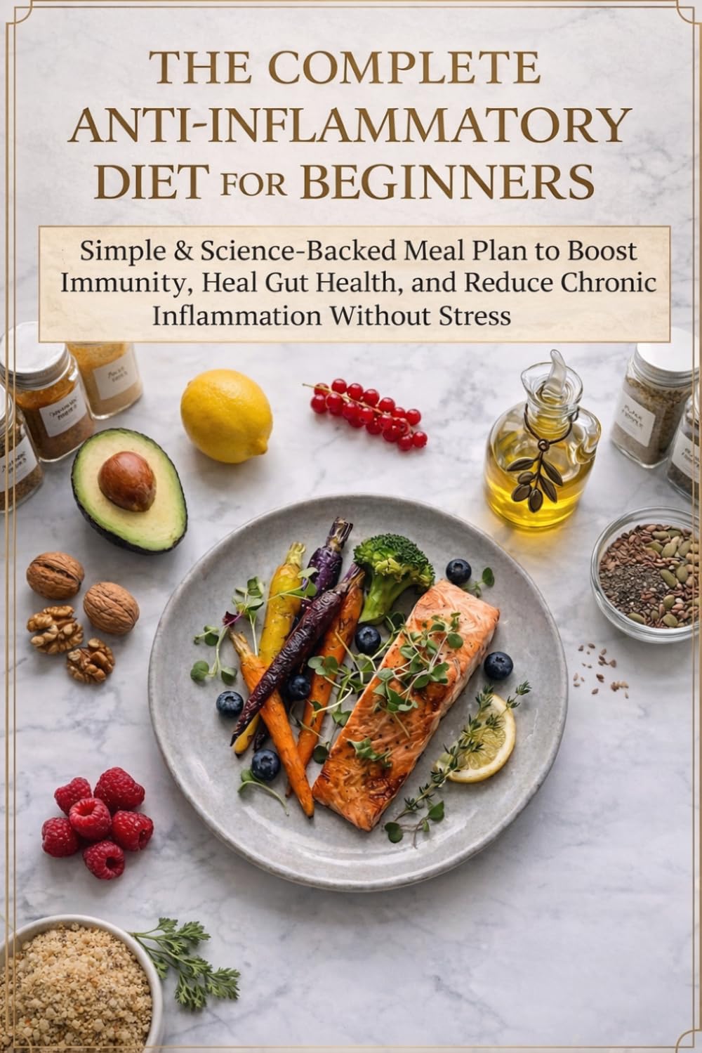 The Complete Anti-Inflammatory Diet for Beginners: Simple & Science-Backed Meal Plan to Boost Immunity, Heal Gut Health, and Reduce Chronic Inflammation Without Stress