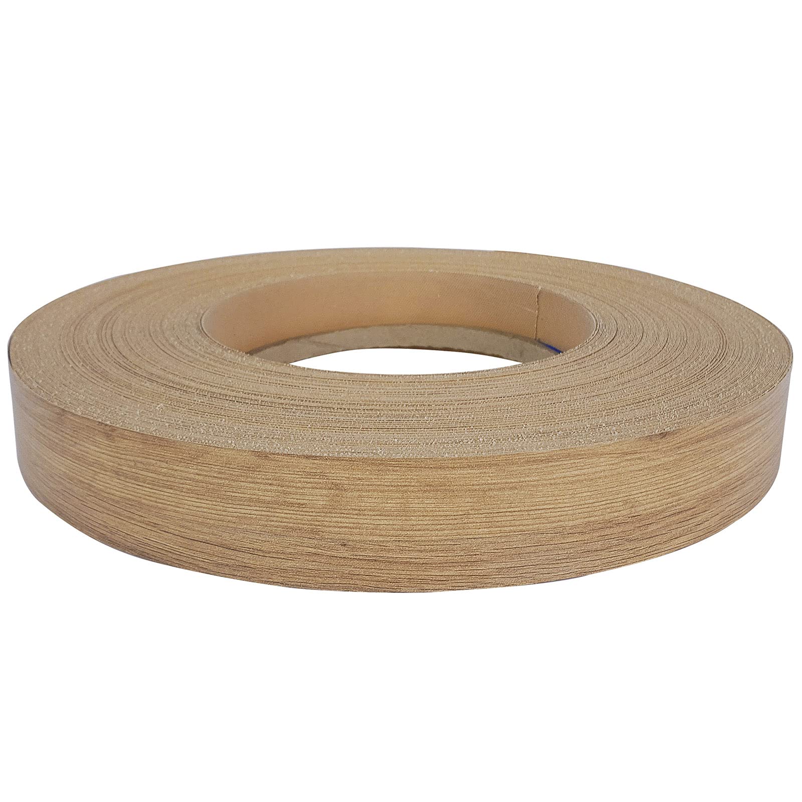 DecoMeister Bordo per Mobili Termoadesivo 40mm x 100m - Nastro in Melamina per Mensole e Tavoli - Bordatura in melaminico con adesivo termofusibile - Applicazione con Ferro da Stiro - Rovere Selvatico