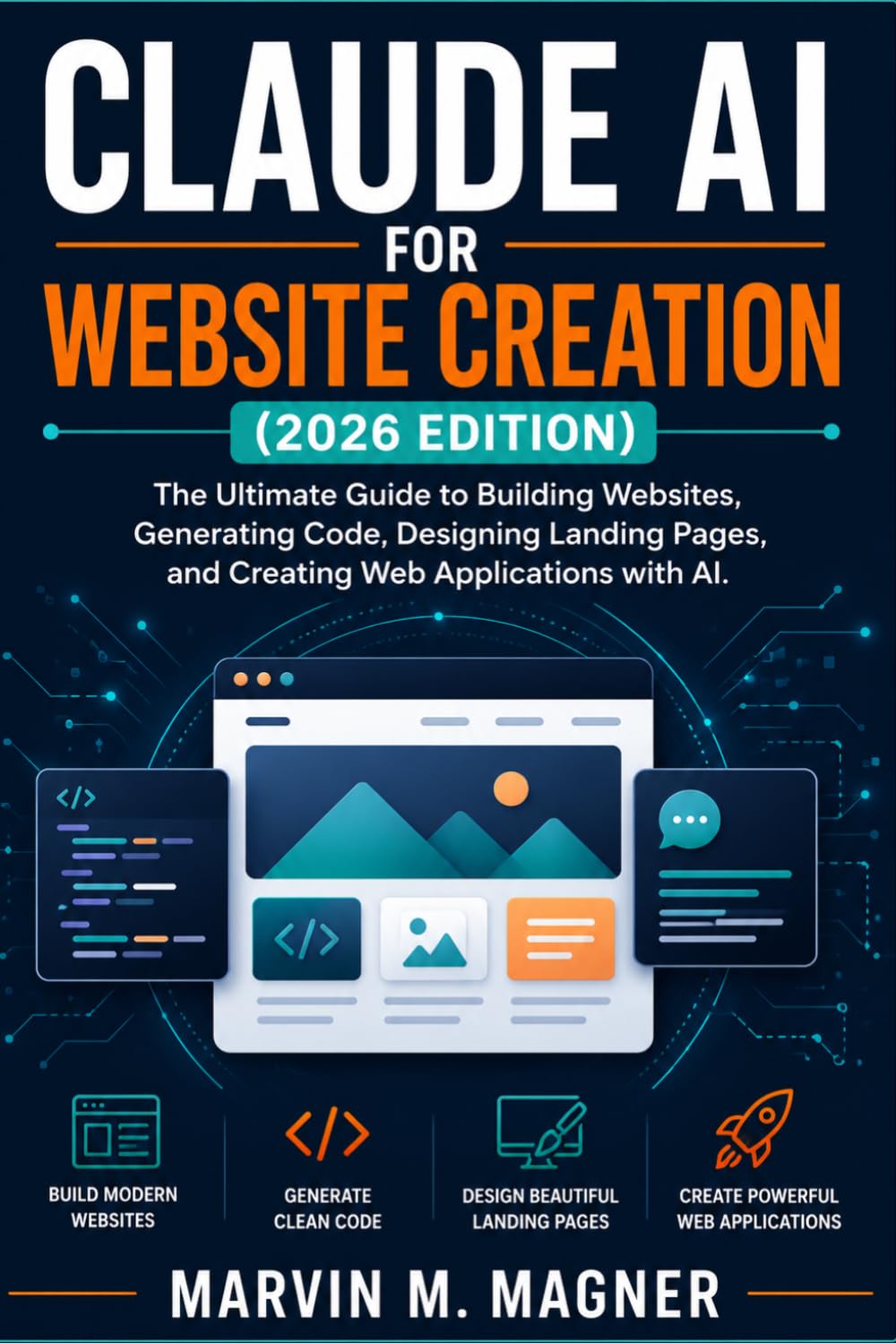 Claude AI for Website Creation (2026 Edition): The Ultimate Guide to Building Websites, Generating Code, Designing Landing Pages, and Creating Web ... with AI (Marvin M. Magner Future Tech Series)