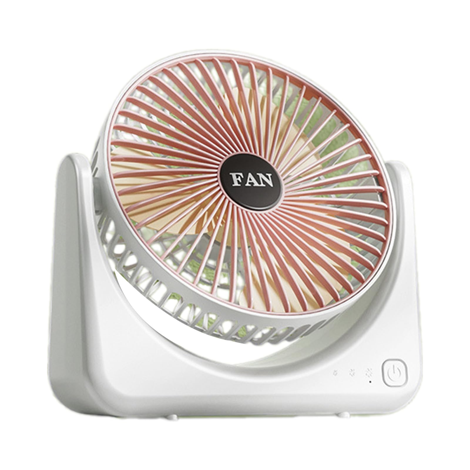 YPBEW Air Circulation Fan Compact 3-Speed ABS Fan with Adjustable Speeds for Desk, & Travel USB Rechargeable Electric