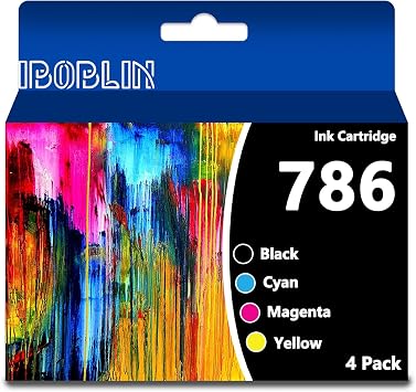 Remanufactured 786XL 786 Ink Cartridges with Chip-4packs
