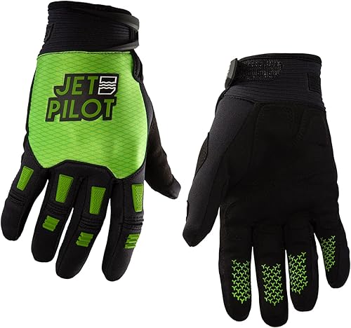 Jetpilot Hold Fast Full Finger PWC Glove - Deportes acuáticos de alta intensidad moto acuática, kayak, windsurf, kitesurf, vela, surf de remo,