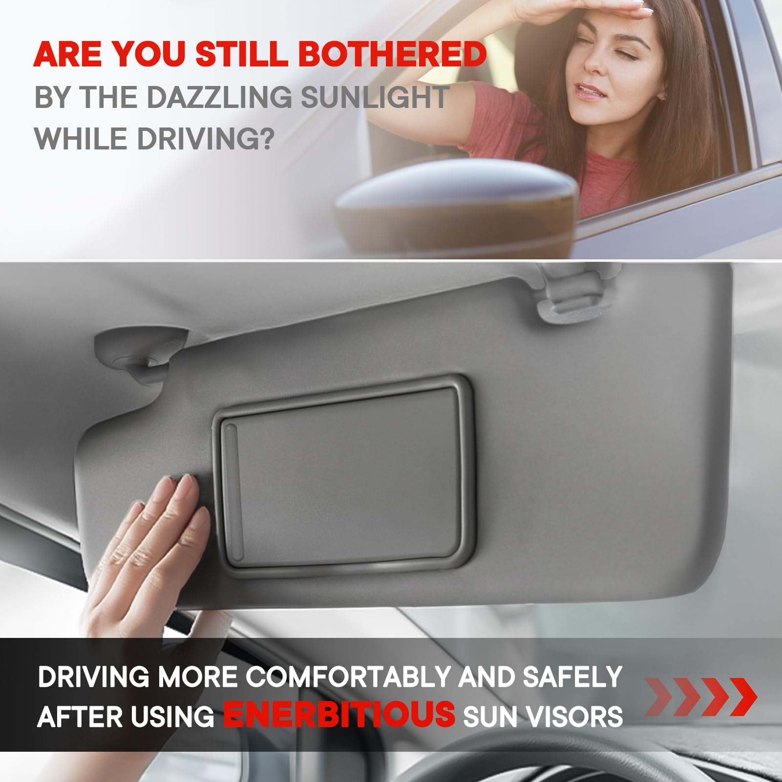 Amazon | エナビシャス 右助手席側サンバイザー 2010-2022 トヨタ 4