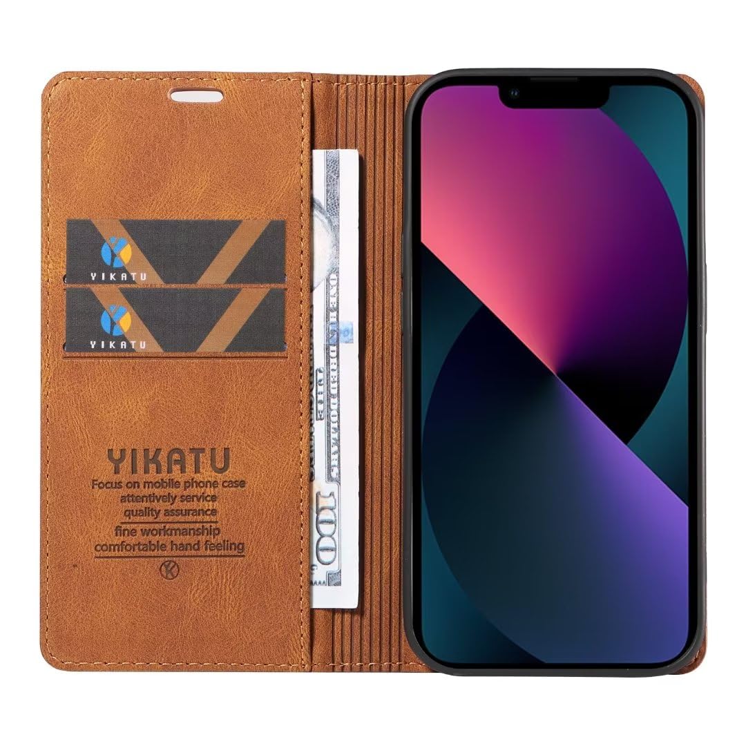 Custodia Portafoglio In Pelle Per Xiaomi 14 Con Pellicola Protettiva – Pieghevole Con Slot Carte E Supporto Magnetico – Antiurto TPU