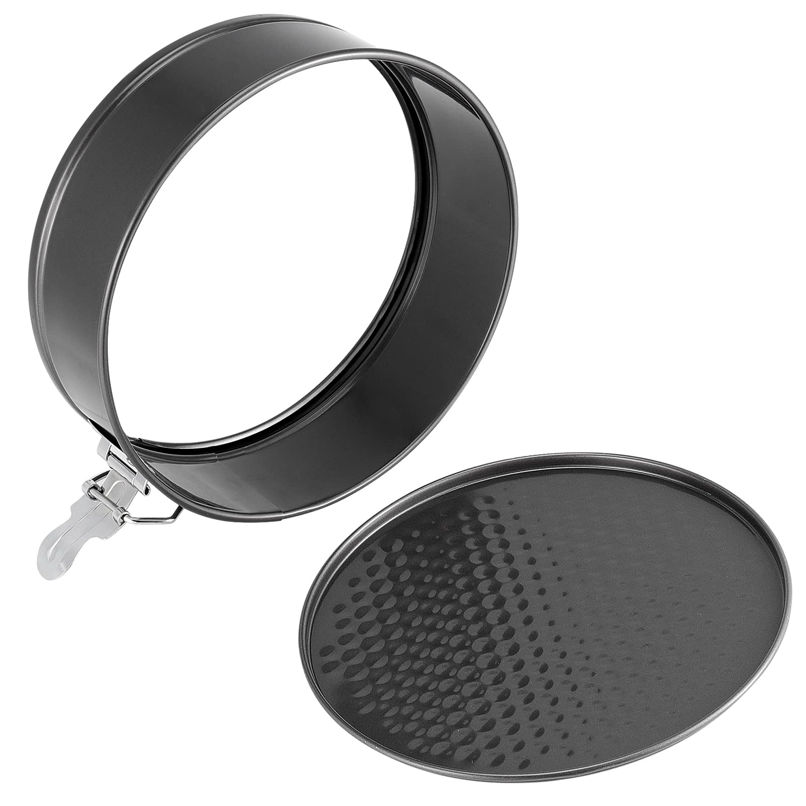PINGEUI Set di teglie per torte in 7 misure, antiaderenti, con fondo rimovibile, per torte e cheesecake, 12/18/20/22/24/26/28 cm
