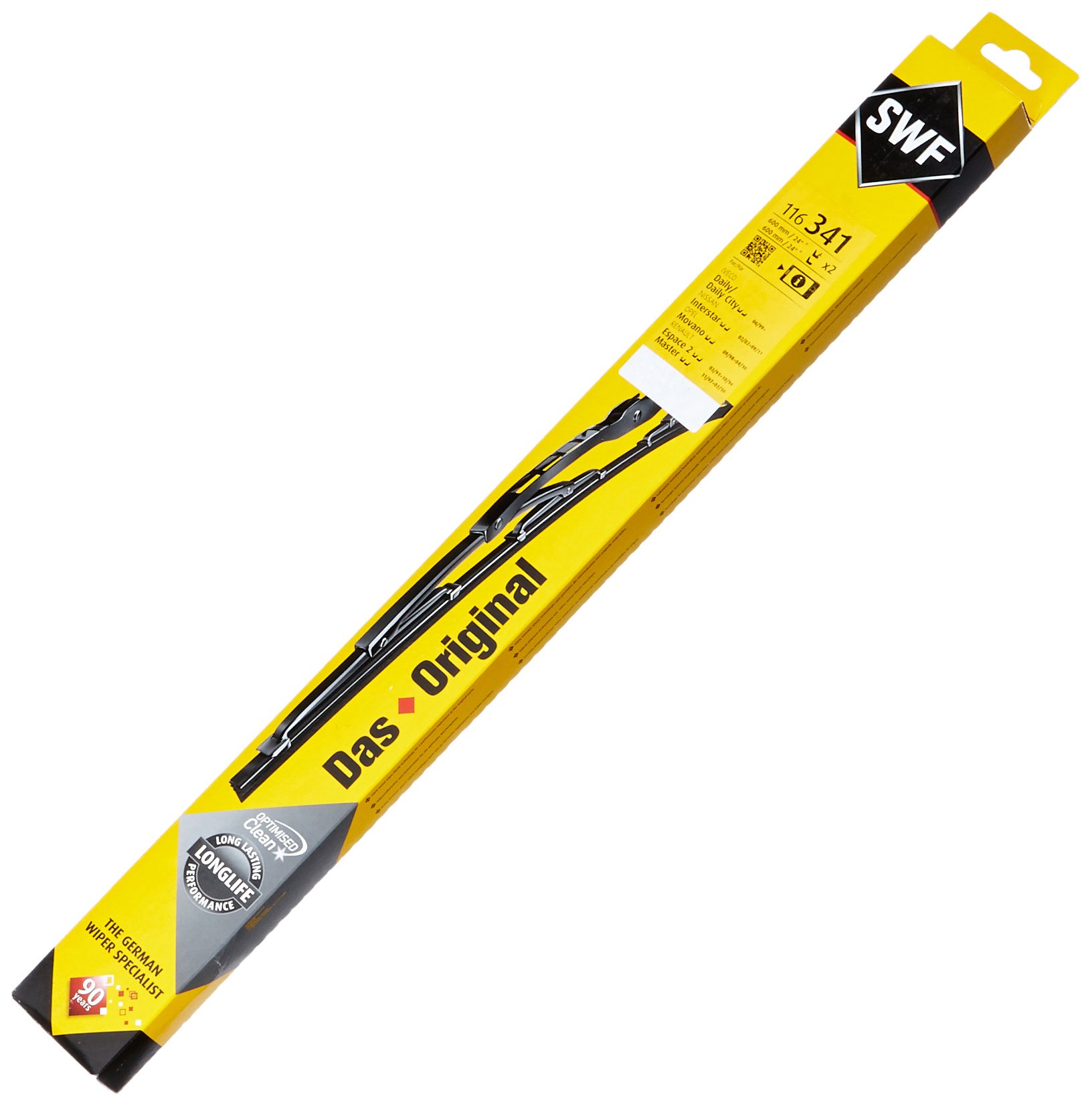Valeo SWF Das Original Set Silecek Seti Renault Master (2006-2010), Iveco Daily III (2003-2006) (600+600 MM) 116341