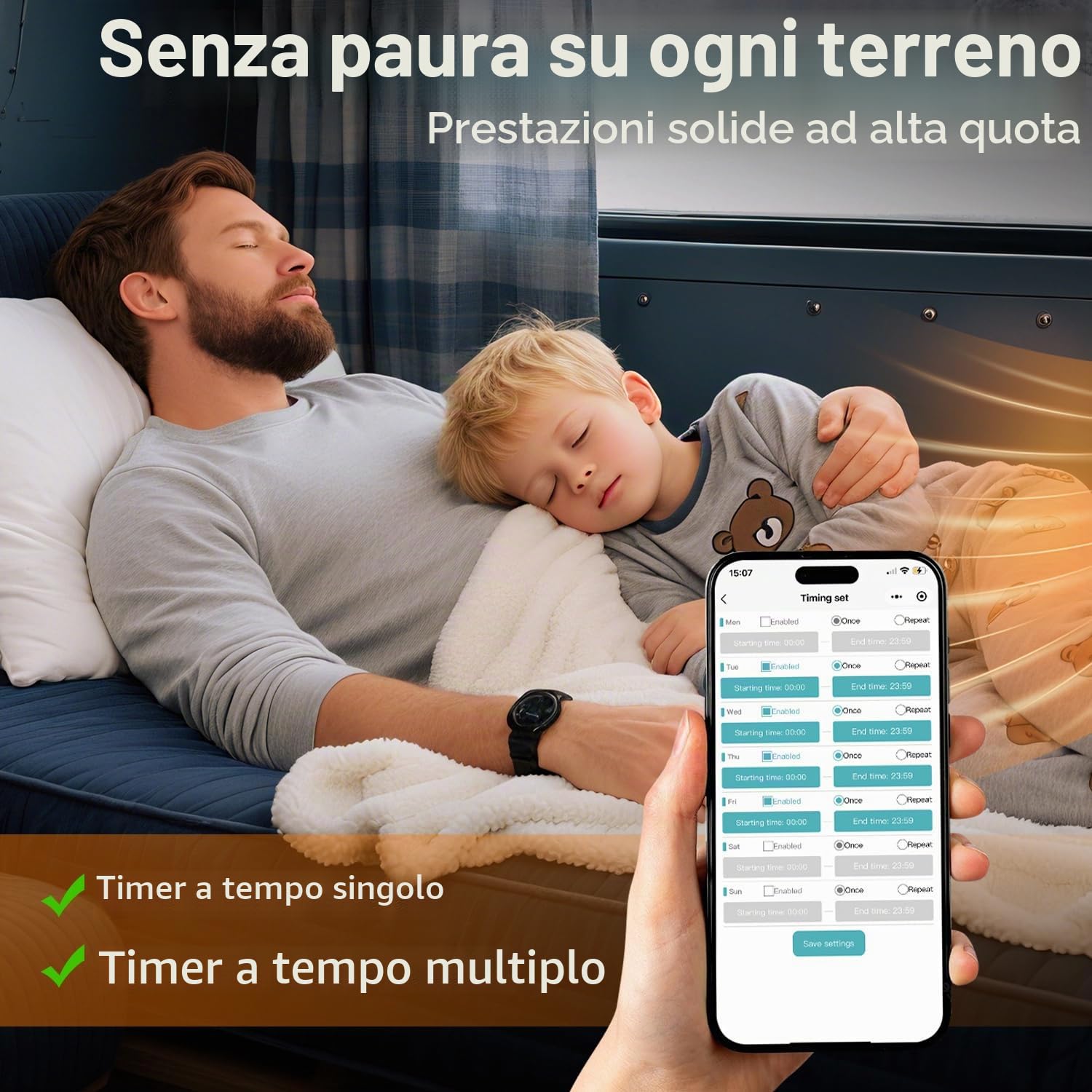 Sonnewelt Riscaldatore diesel ad aria da 12 V, 8 KW, con app Bluetooth, display LCD e telecomando, riscaldatore d'aria per camion, barca, camper, carrello da viaggio, nero