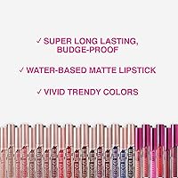 Vista 4 de Ruby Kisses Lápiz labial líquido Forever Matte - RFML06 (Aged Rose)