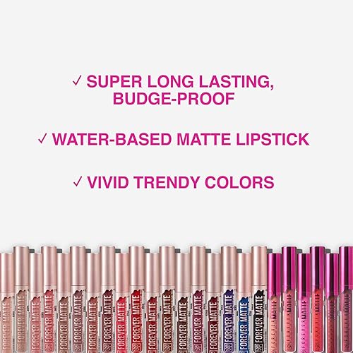 Miniatura 4 de Ruby Kisses Lápiz labial líquido Forever Matte - RFML06 (Aged Rose)