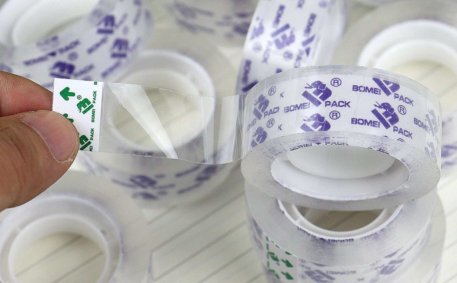 PANDRI Packband – 18 Rollen Transparentes Klebeband, 48mm Breit, 60m Pro Rolle, Stark Haftend & Reißfest