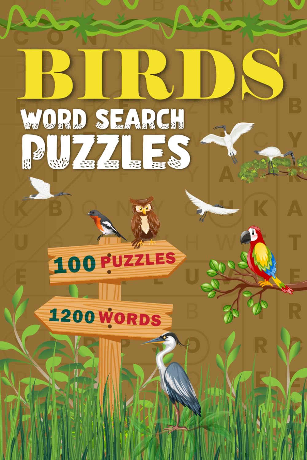 Birds Word Search Puzzles: Fun and Challenging Large Print Bird Word Search Puzzles for Ornithology Aficionados and Avian Explorers. Ideal for Adults, Teens, and Seniors. Complete with Solutions!