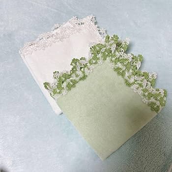 Amazon.co.jp: 近沢レース タオルハンカチ シロツメクサ &YU