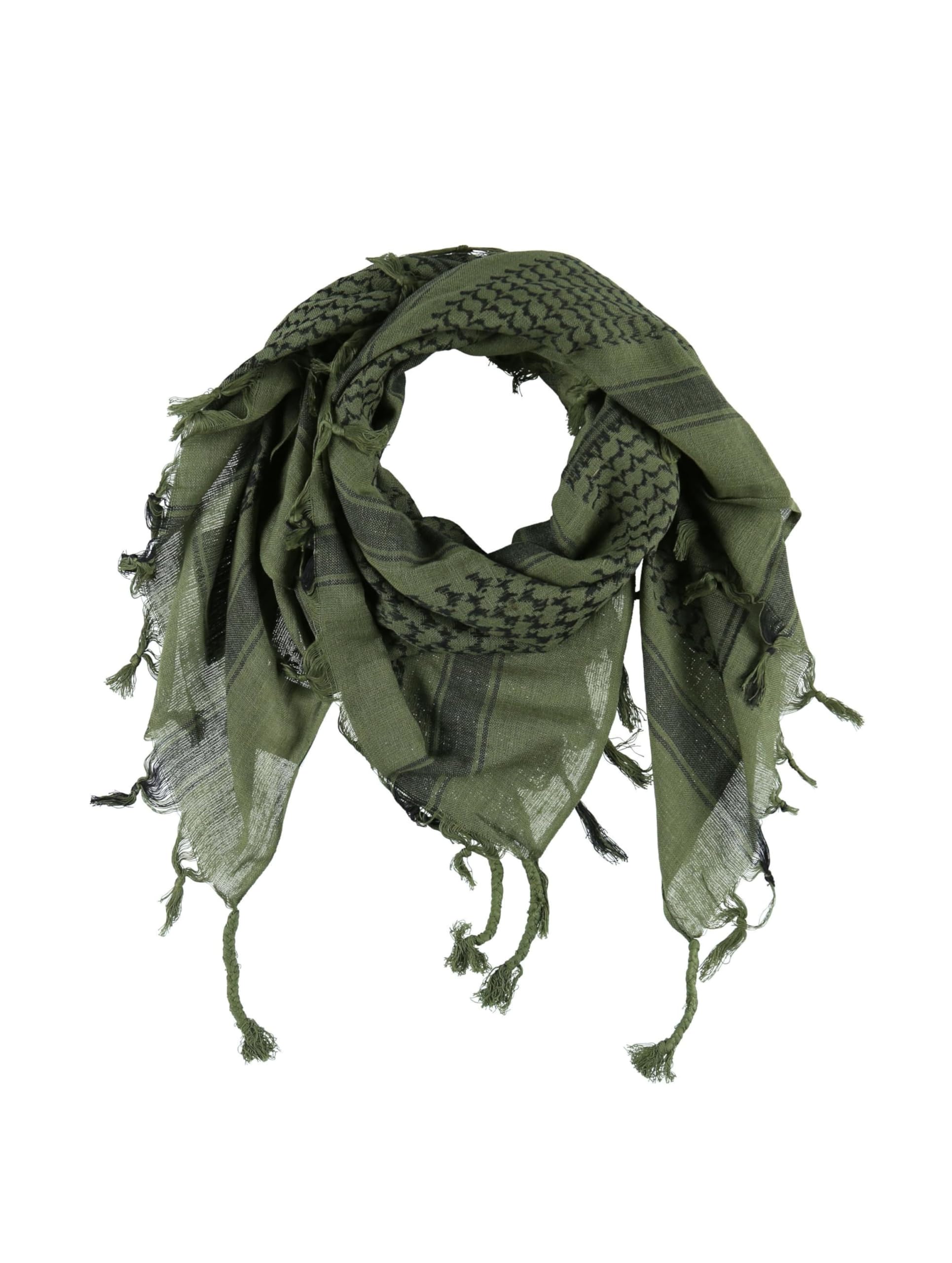 Brandit Shemag Scarf, color: oliv+black, size: OS