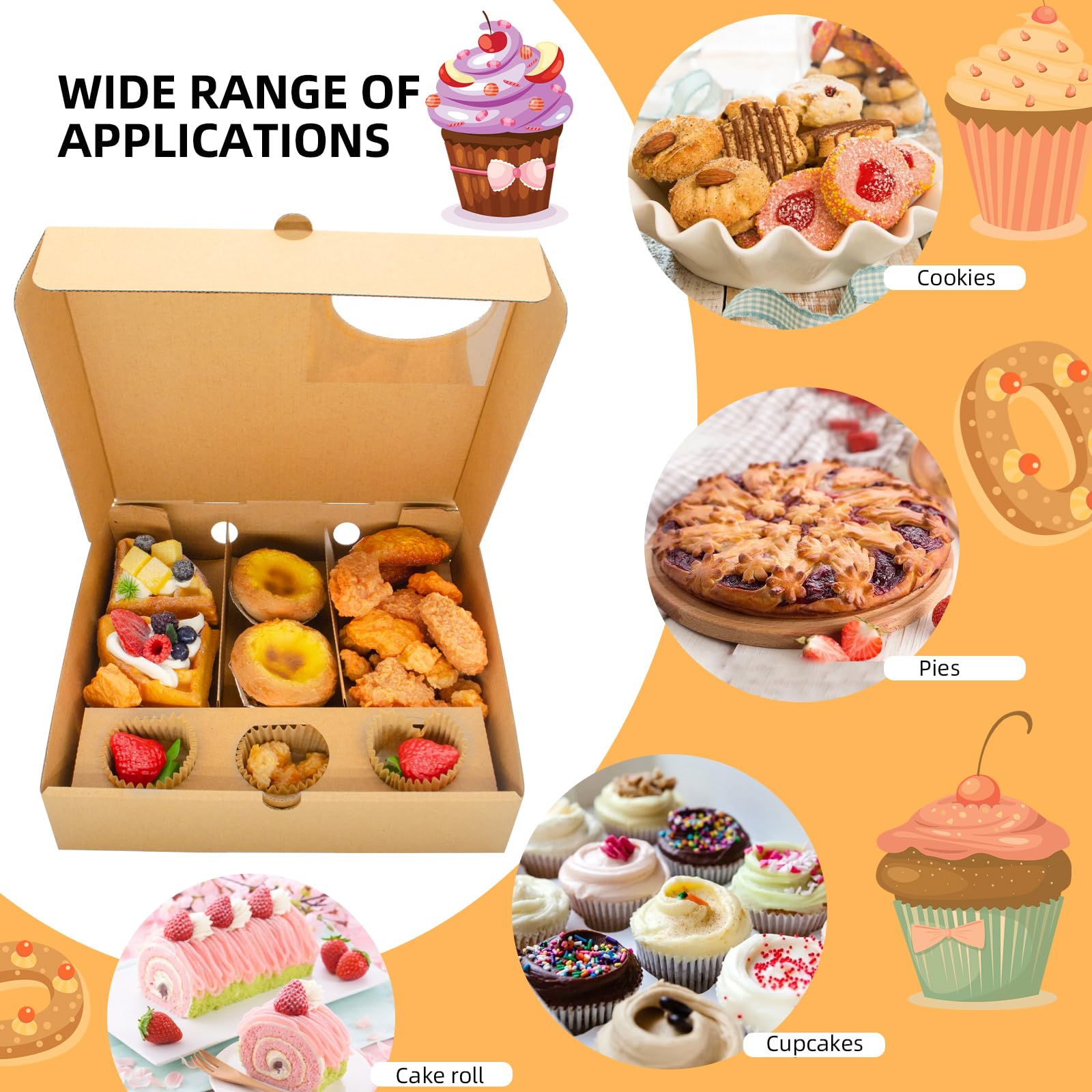 12 Hausförmige Geschenkboxen Aus Kraftpapier – Mit Schleifen, Perfekt Für Kekse, Süßigkeiten & Gastgeschenke
