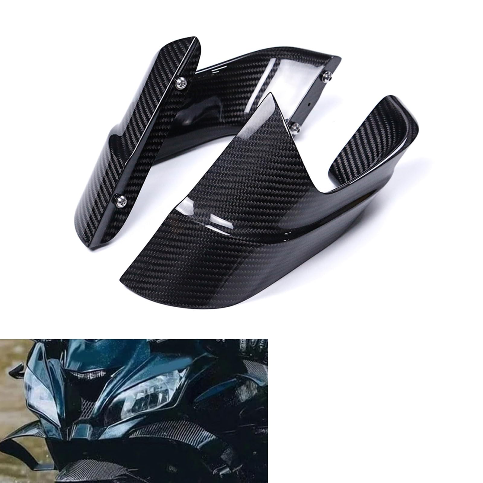 SeppDMV ZX10R Motorcycle Winglet Spoiler Fairing Wing Kit