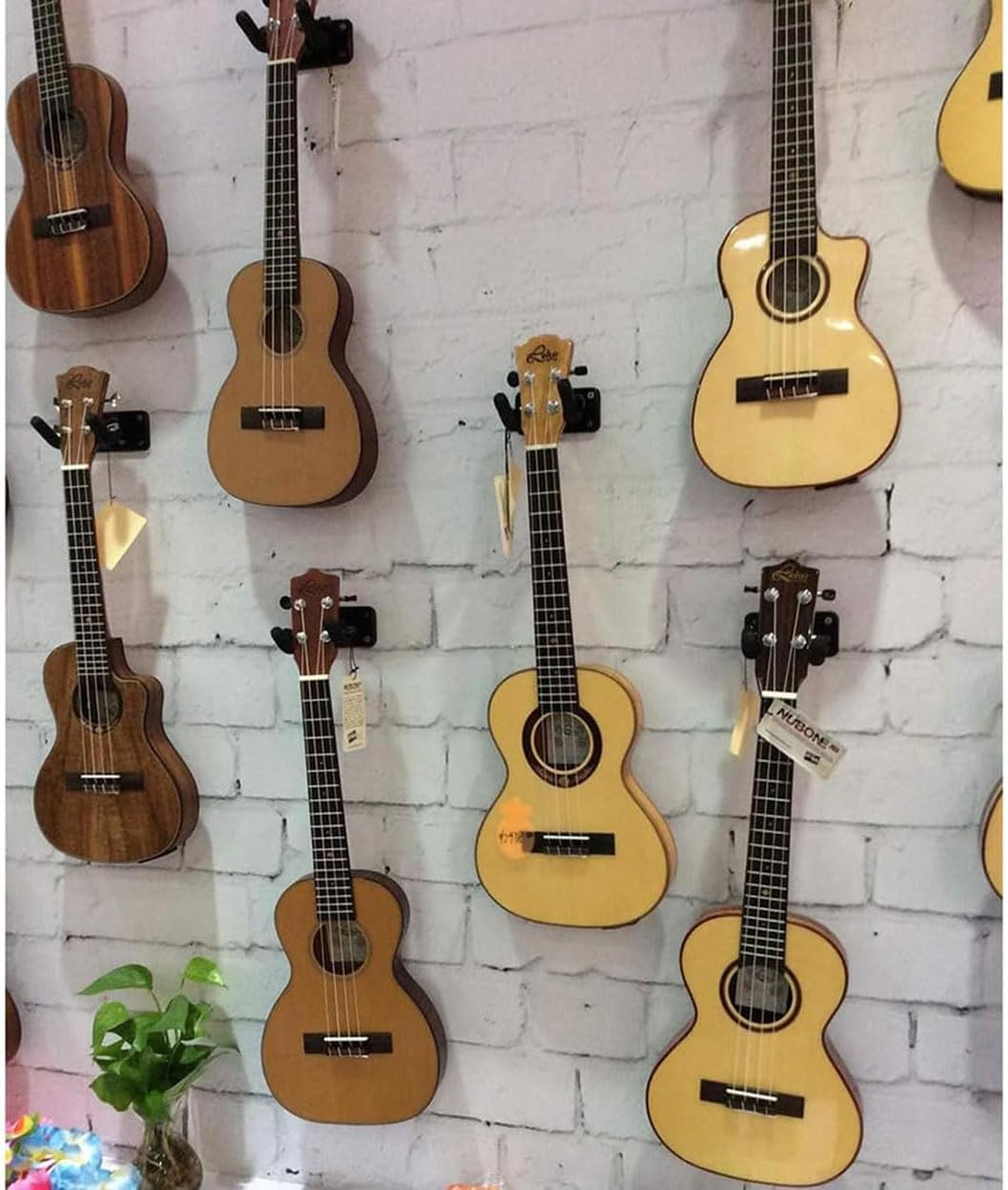 Guitar Wall Hanger Guitar Mount Hook Holder Wall Bracket Volin Rack Stand Metal Ukulele Violin Bass Display Keep Instrument Accessories 1pc